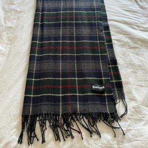 Barbour tartan plaid scarf wrap